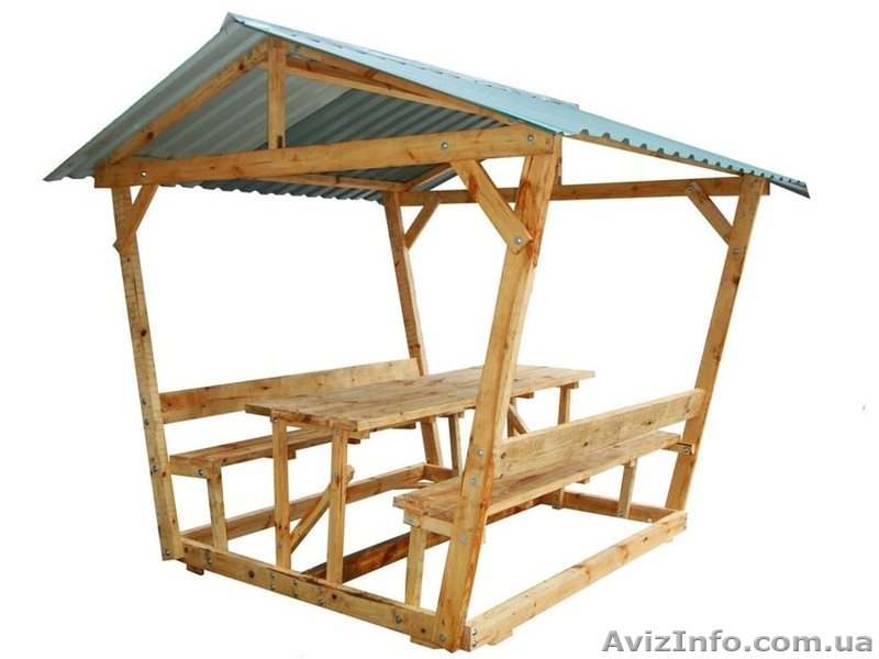 Альтанки для дому та дачі,деревяні - <ro>Изображение</ro><ru>Изображение</ru> #1, <ru>Объявление</ru> #1036664