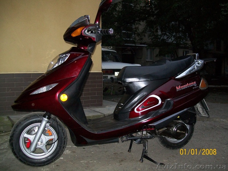 Украден скутер MUSSTANG 125cc вишневого цвета - <ro>Изображение</ro><ru>Изображение</ru> #1, <ru>Объявление</ru> #1346434