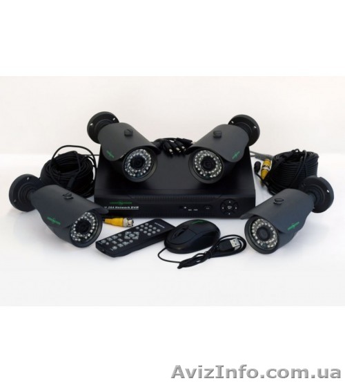 Комплект Видеонаблюдения GreenVision GV-K-M 6304DP-CM01 - <ro>Изображение</ro><ru>Изображение</ru> #1, <ru>Объявление</ru> #1584196