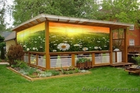 Декор фотосетка на забор, беседку,  фасадов стен, ландшафтный дизайн. - <ro>Изображение</ro><ru>Изображение</ru> #10, <ru>Объявление</ru> #1567073