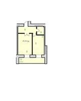 1-кімнатна квартира в новобудові. ЖК "Ювілейний" - <ro>Изображение</ro><ru>Изображение</ru> #1, <ru>Объявление</ru> #1707281