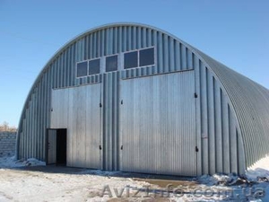 Ангары безкаркасные от 500грн.м2