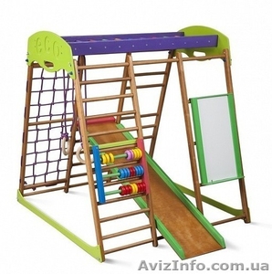 Детский   уголок Карамелька Виолет с мольбертом и счётами