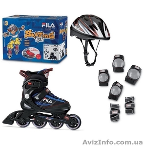 Раздвижные недорогие ролики Rollerblade,  Fila для детей