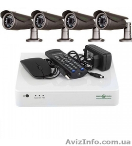 Комплект Видеонаблюдения Green Vision GV-K-L11/04 720P - <ro>Изображение</ro><ru>Изображение</ru> #1, <ru>Объявление</ru> #1584193