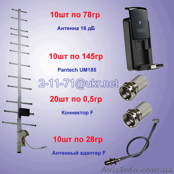 3G пакет: Антенна СДМА, 3G модем, адаптер, кабель для CDMA Украина - <ro>Изображение</ro><ru>Изображение</ru> #7, <ru>Объявление</ru> #458748