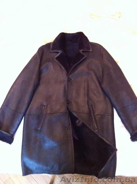 Мужская дубленка на крупного мужчину В отличном состоянии  - <ro>Изображение</ro><ru>Изображение</ru> #1, <ru>Объявление</ru> #523477