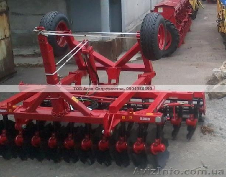 Борона дисковая прицепная Паллада 3200 + каток (3,2 метра) - <ro>Изображение</ro><ru>Изображение</ru> #1, <ru>Объявление</ru> #883212