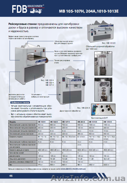 Рейсмусовый станок MB105H   - <ro>Изображение</ro><ru>Изображение</ru> #1, <ru>Объявление</ru> #409775