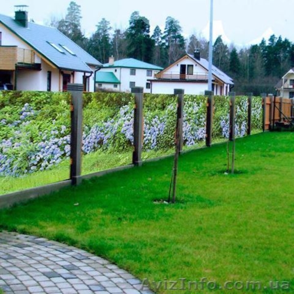 Декор фотосетка на забор, беседку,  фасадов стен, ландшафтный дизайн. - <ro>Изображение</ro><ru>Изображение</ru> #4, <ru>Объявление</ru> #1567073