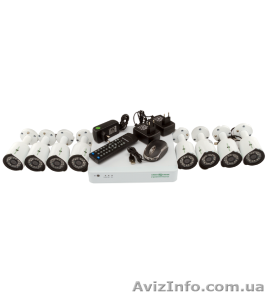 Комплект Видеонаблюдения Green Vision GV-K-S14/08 1080Р - <ro>Изображение</ro><ru>Изображение</ru> #1, <ru>Объявление</ru> #1584194