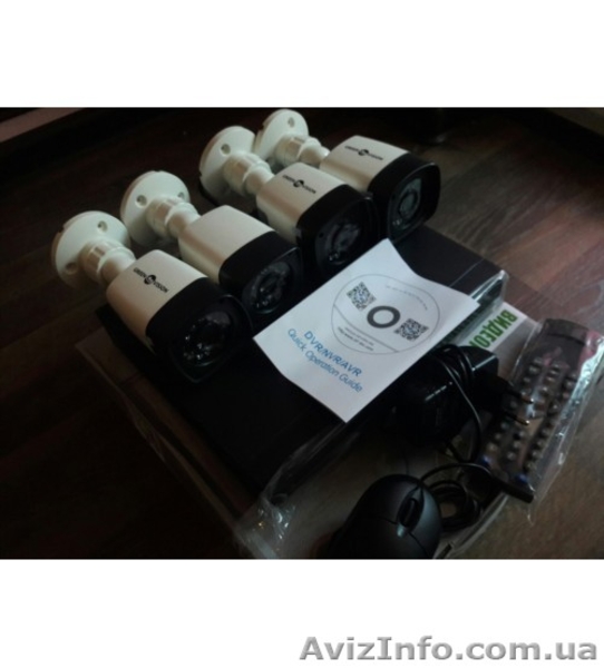 Комплект Видеонаблюдения HD GreenVision - <ro>Изображение</ro><ru>Изображение</ru> #1, <ru>Объявление</ru> #1584200
