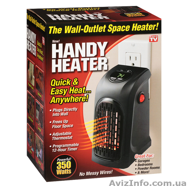 Компактный обогреватель Handy Heater 350W для дома и офиса - <ro>Изображение</ro><ru>Изображение</ru> #2, <ru>Объявление</ru> #1635098