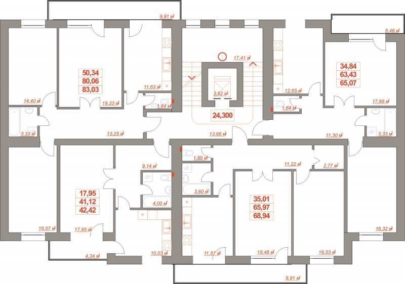 Квартири в Івано-Франківську (ЖК «Ювілейний») - <ro>Изображение</ro><ru>Изображение</ru> #2, <ru>Объявление</ru> #1653776