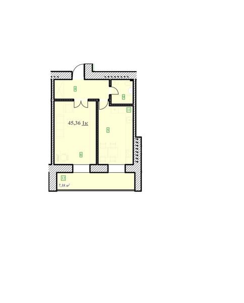 Продам 1-кім. квартиру в зданій новобудові, ЖК "Ювілейний" - <ro>Изображение</ro><ru>Изображение</ru> #3, <ru>Объявление</ru> #1706467
